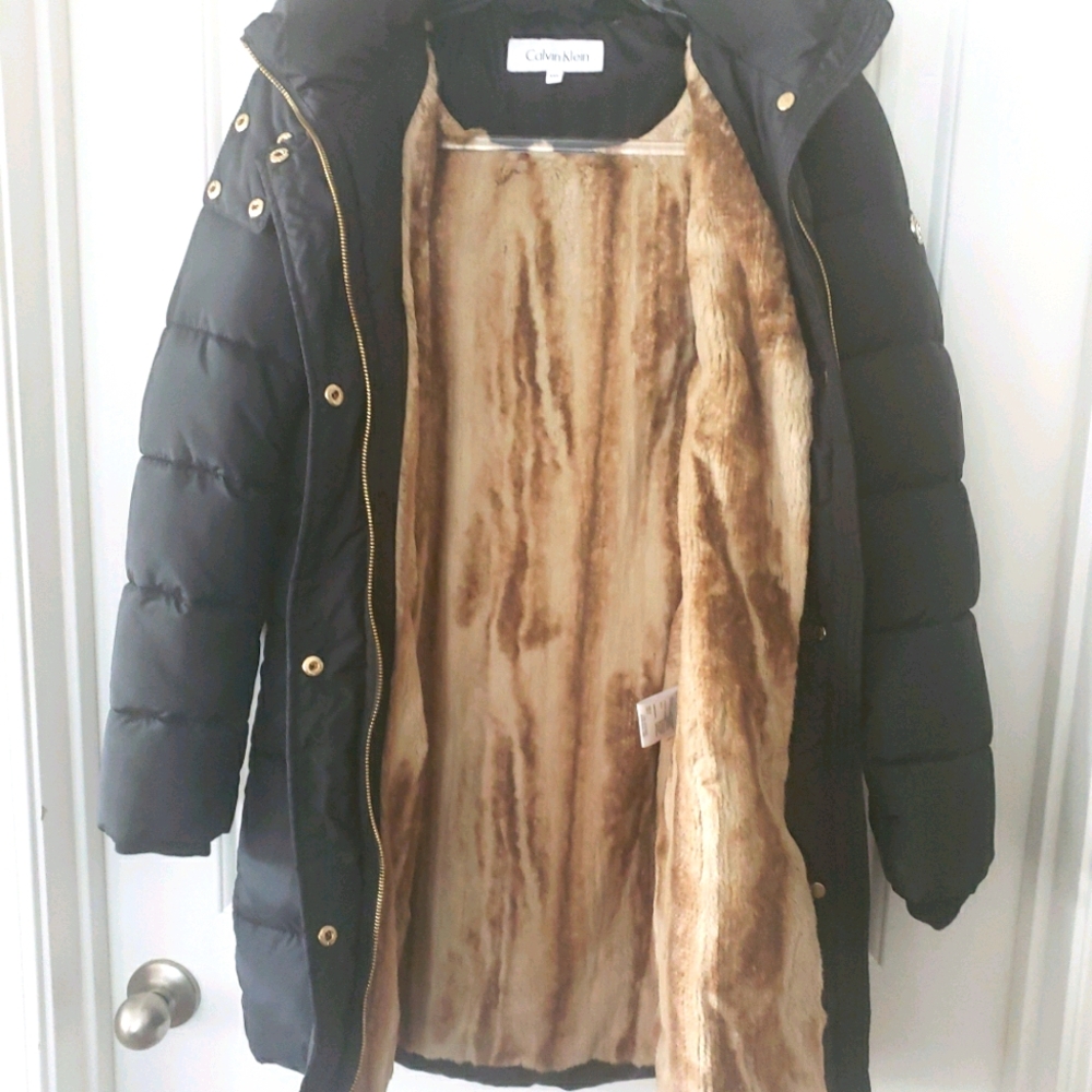 Calvin Klein Women's Hood Jacket Size XXS, Black - Picture 2 of 9